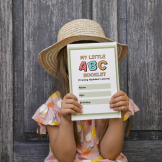 My Little ABC Tracing Booklet – كتيب تعلّم وكتابة الحروف الإنجليزية للأطفال